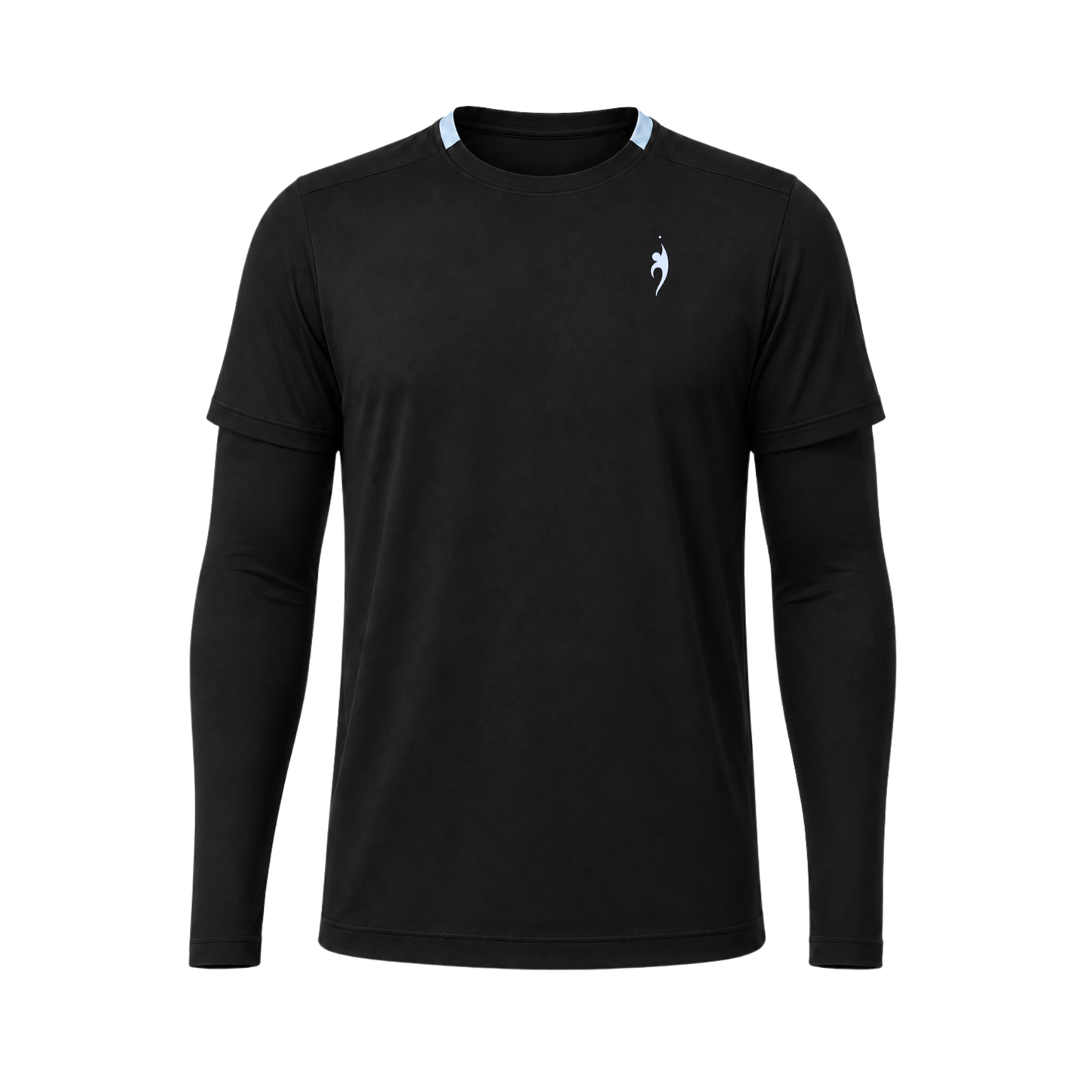 Men’s Premium Tennis Shirt with Built-In Compression Sleeves
