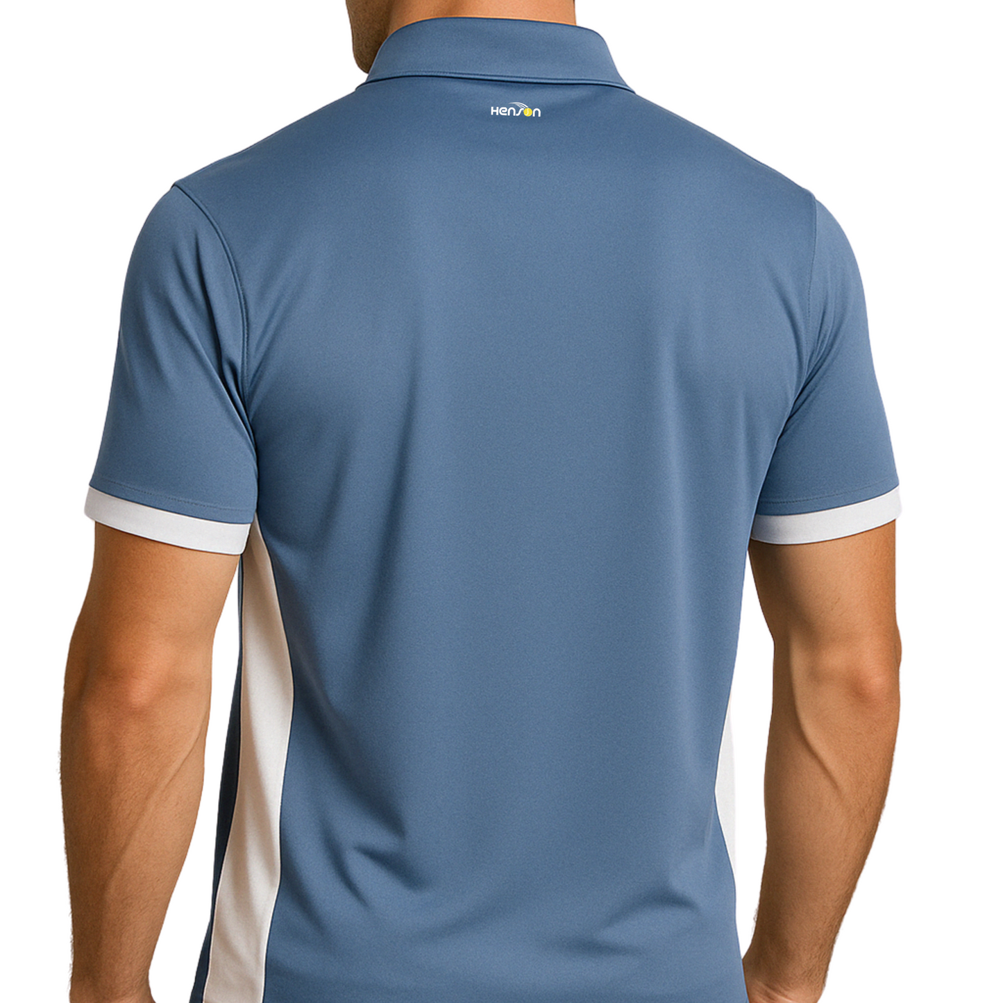Men's tennis shirt with polo collar - Livid