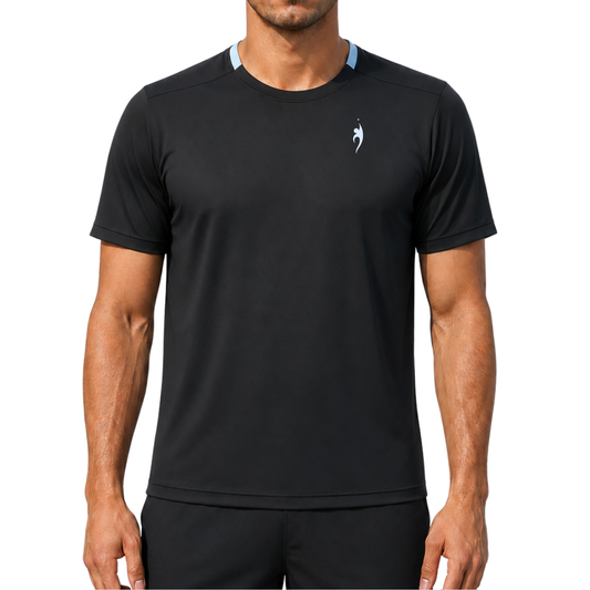 Men's Premium Tennis Tee - Black