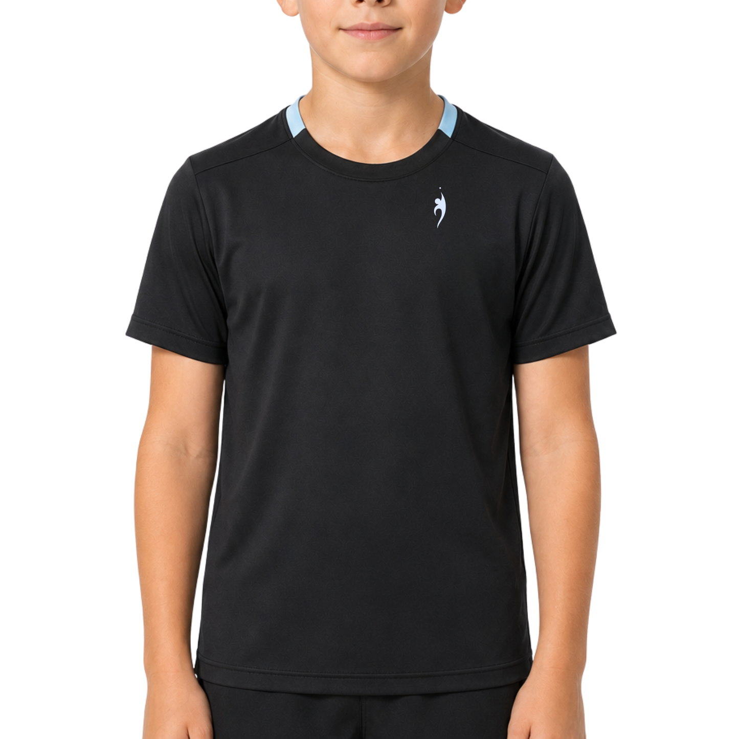 Boy's Premium Tennis Tee - Black