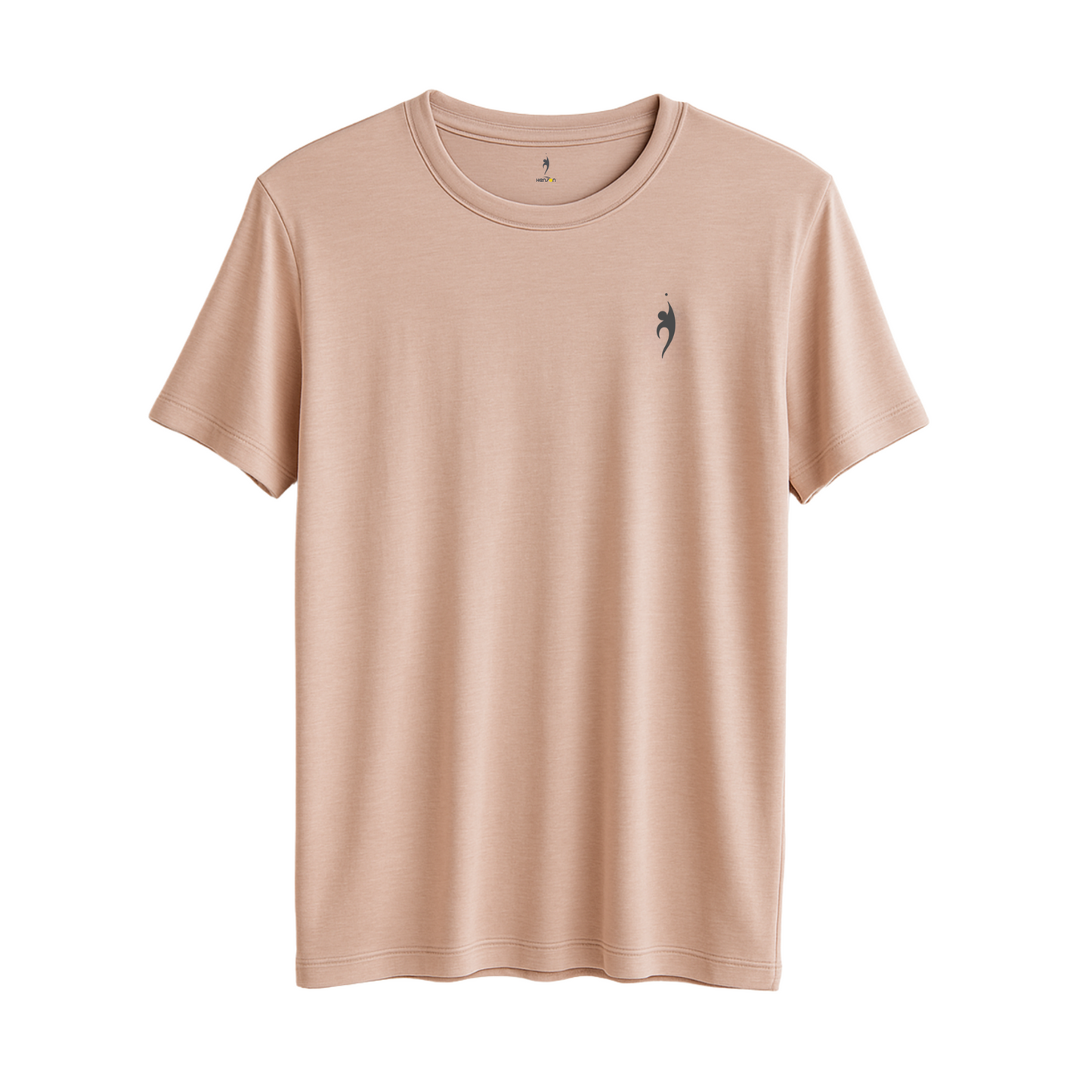 Men's off-court leisure bamboo t-shirt - Light pink