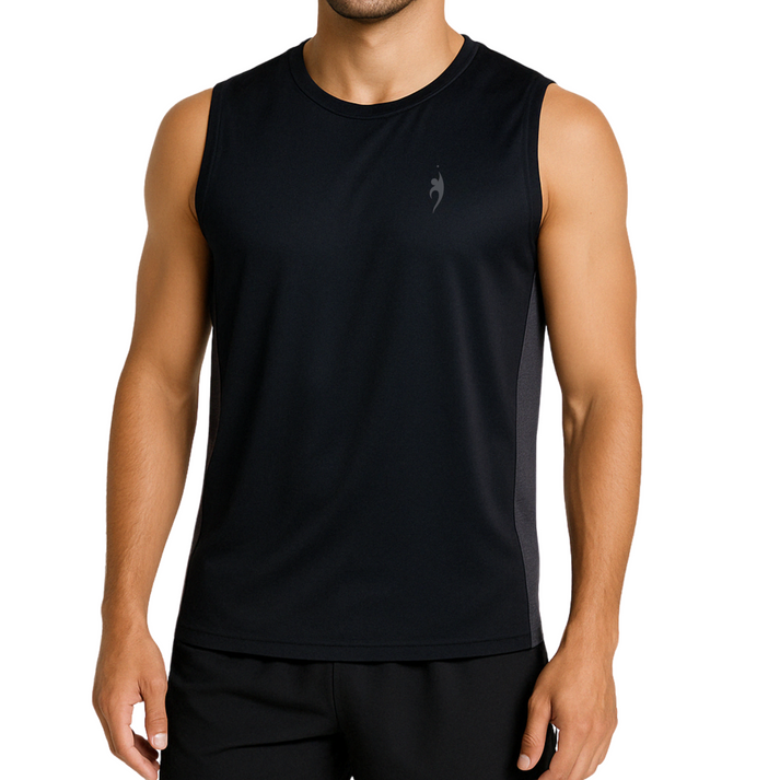 Mens Caleb Tank - Black main image 0