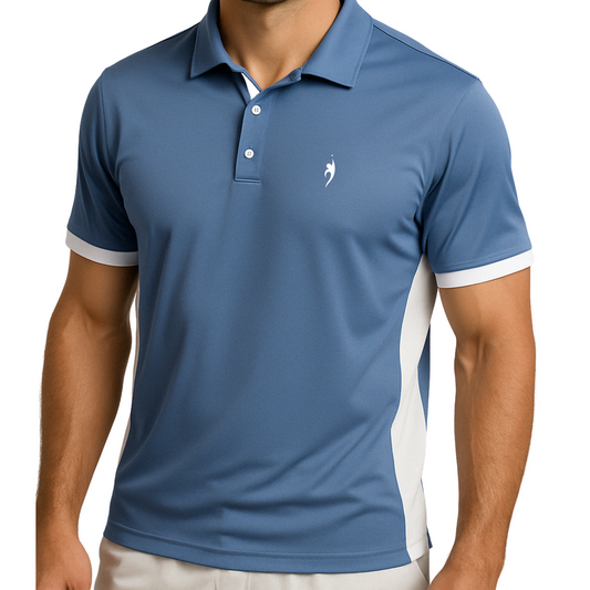 Men's tennis shirt with polo collar - Livid