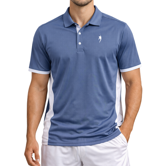 Men's tennis shirt with polo collar - Livid