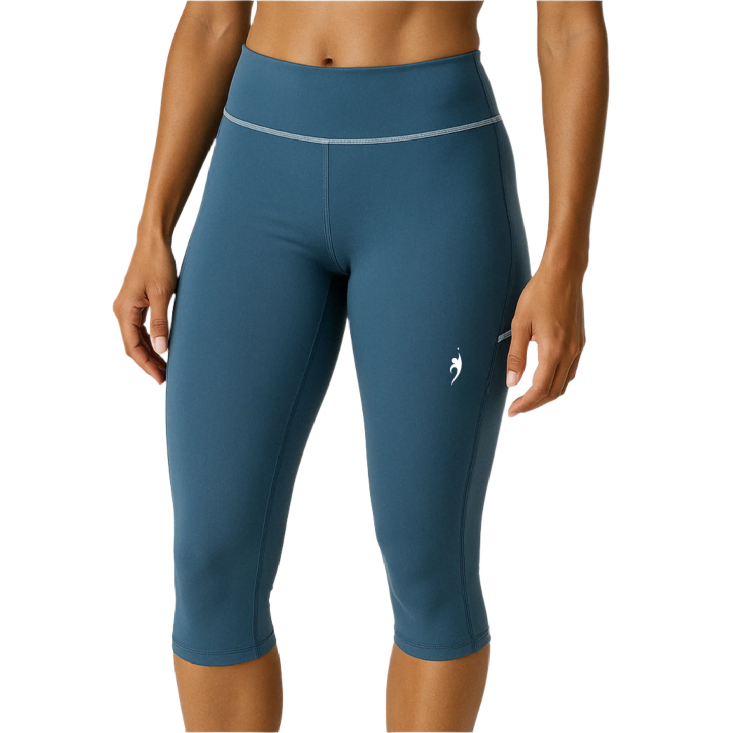 Women's below-knee tennis leggings with inverted ball pockets - Livid